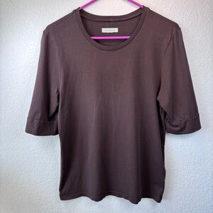 Outerknown Sojourn Paris Tee Brown Organic Cotton - S